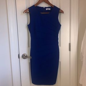 Calvin Klein blue business dress